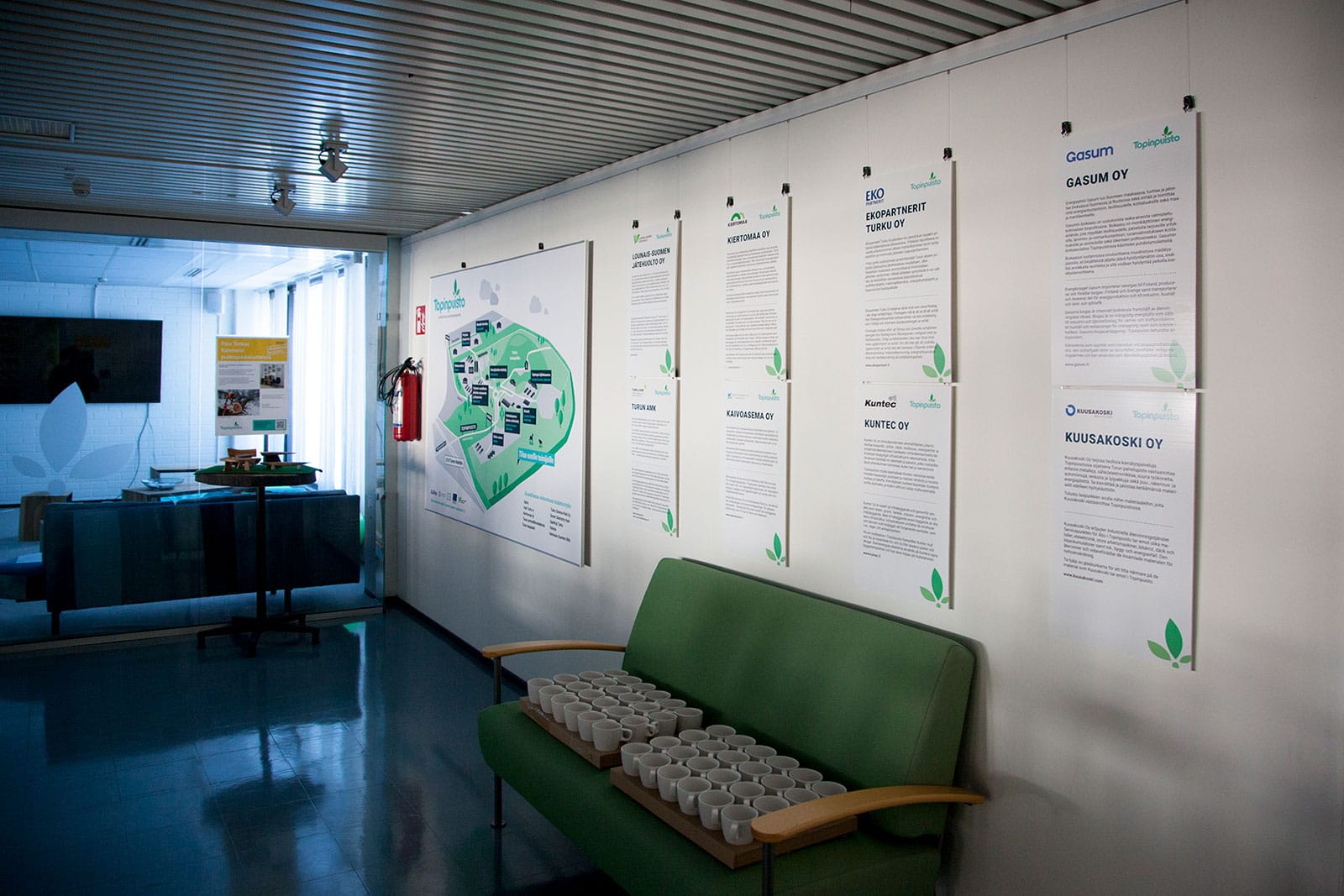 ripustuskisko gasumin tiloissa